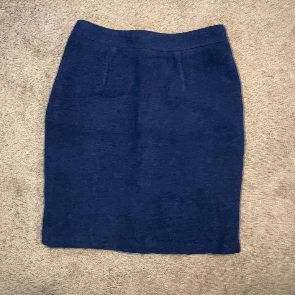 Emmelee for F.C. Deep Blue Knit Skirt
